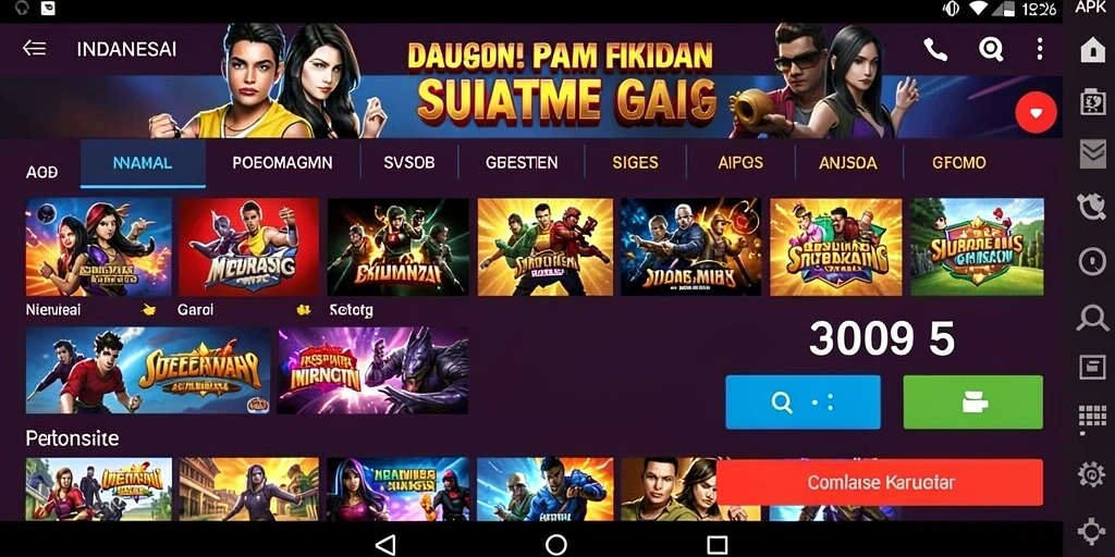 mc888 - Tangkapan layar menunjukkan karakter yang sedang diperkuat.